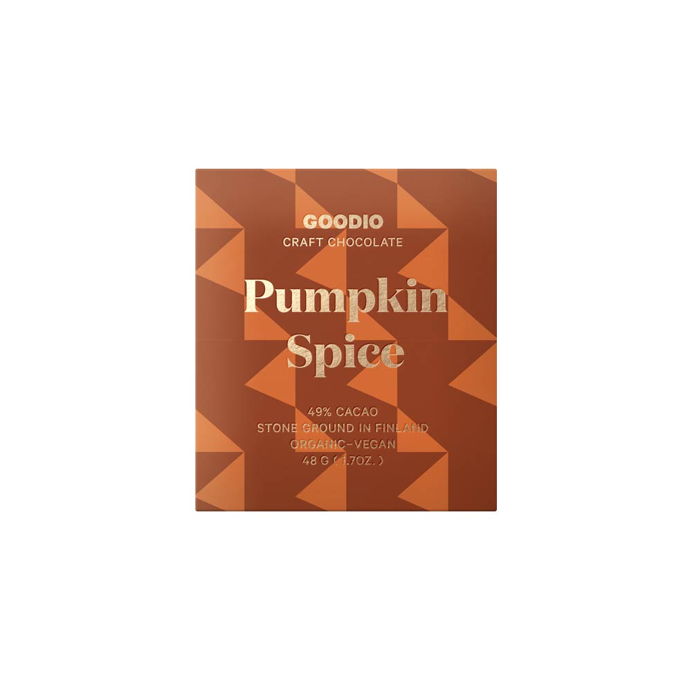 Goodie Pumpkin Spice Chocolate Bar, 49%