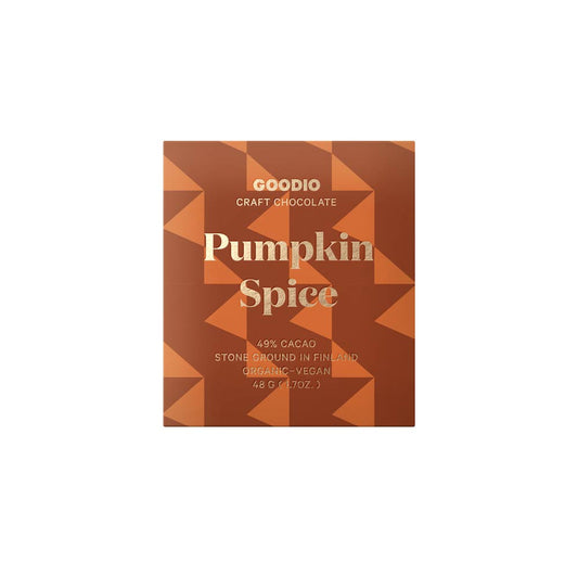Goodie Pumpkin Spice Chocolate Bar, 49%