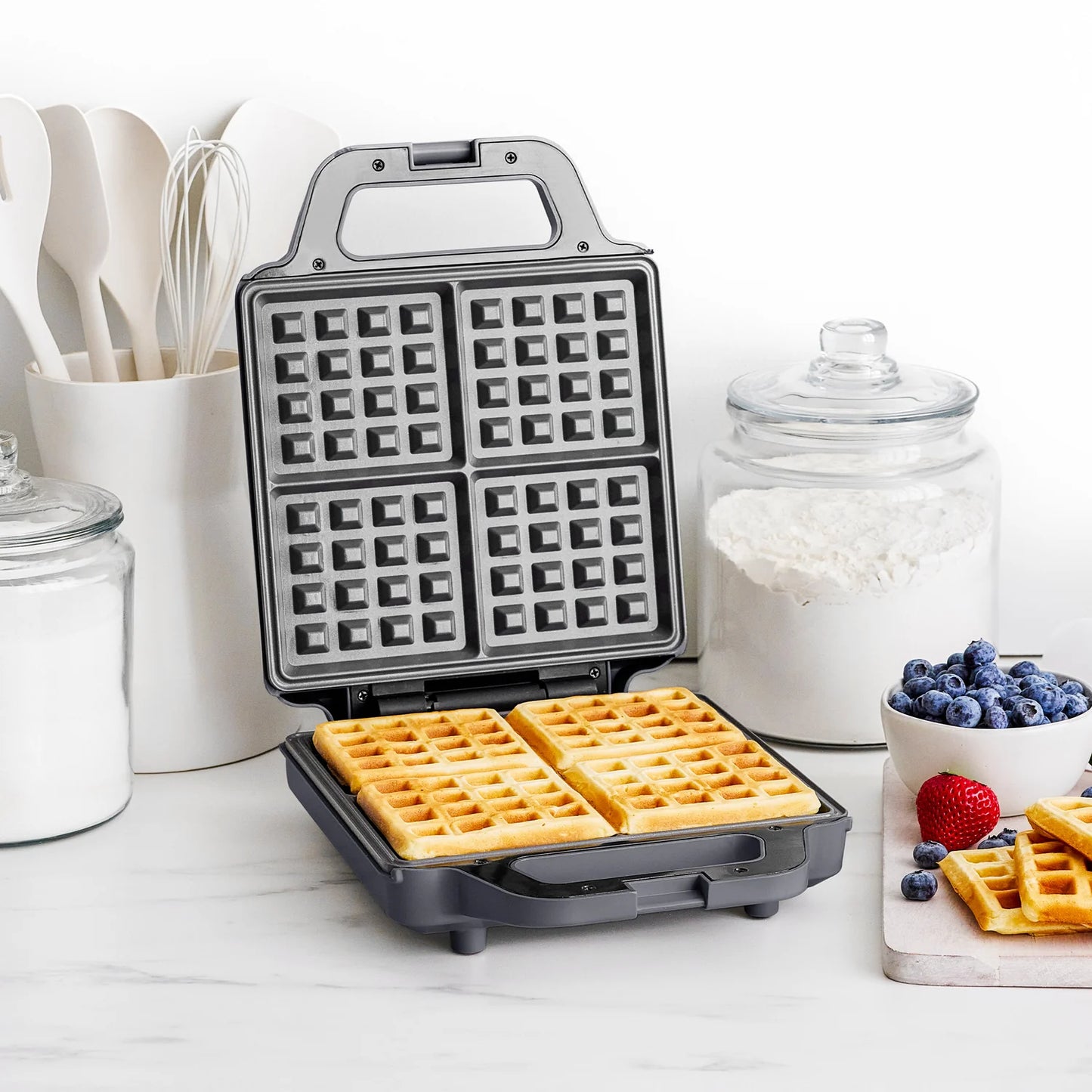 Greenpan Advanced Waffle Maker, Graphite