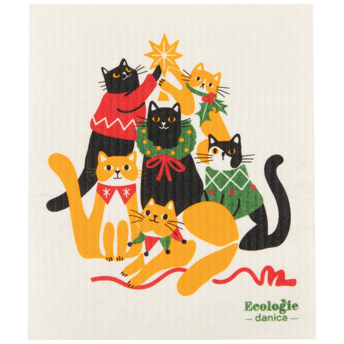 Kitty Carol Swedish Dishcloth