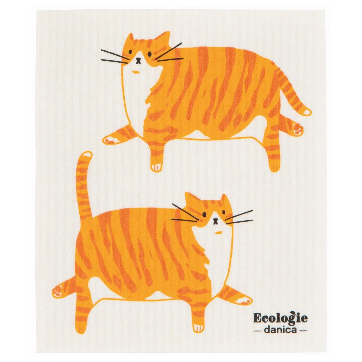 Ginger Cat Swedish Dishcloth
