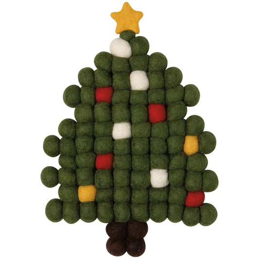 Trivet Felt Christmas Tree
