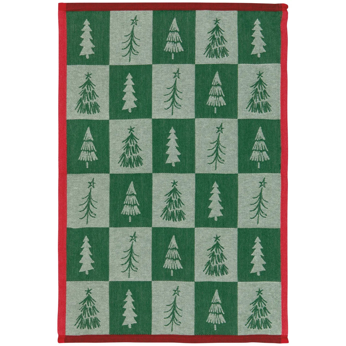 Christmas Tree Jacquard Dishtowel
