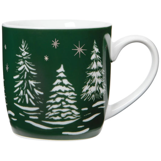 Winter Frost Porcelain Christmas Mug