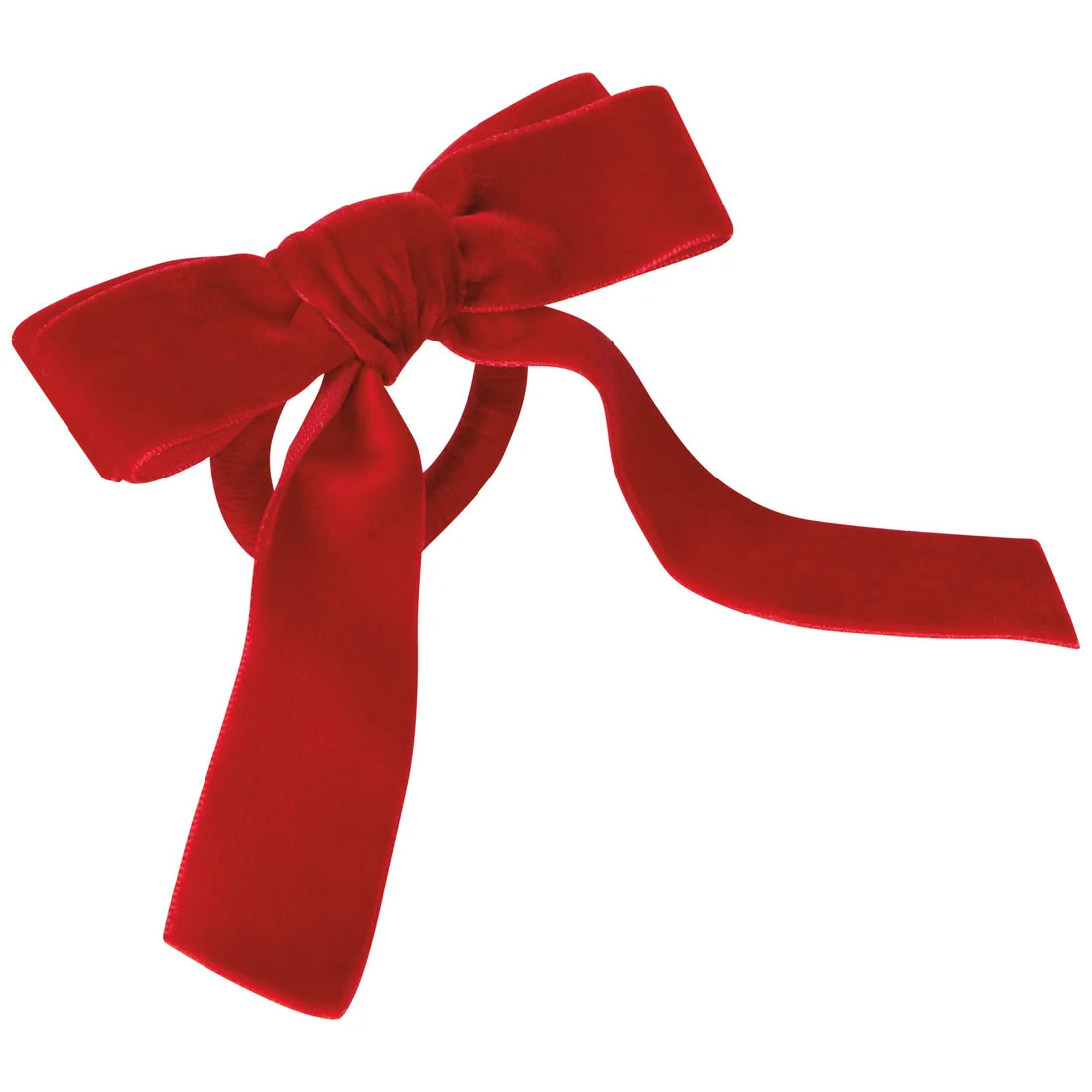 Napkin Ring, Velvet Red Bow