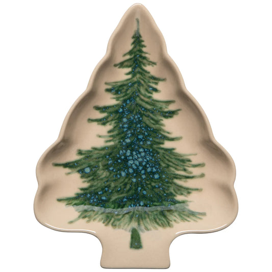 Winter Tree Shaped Dish