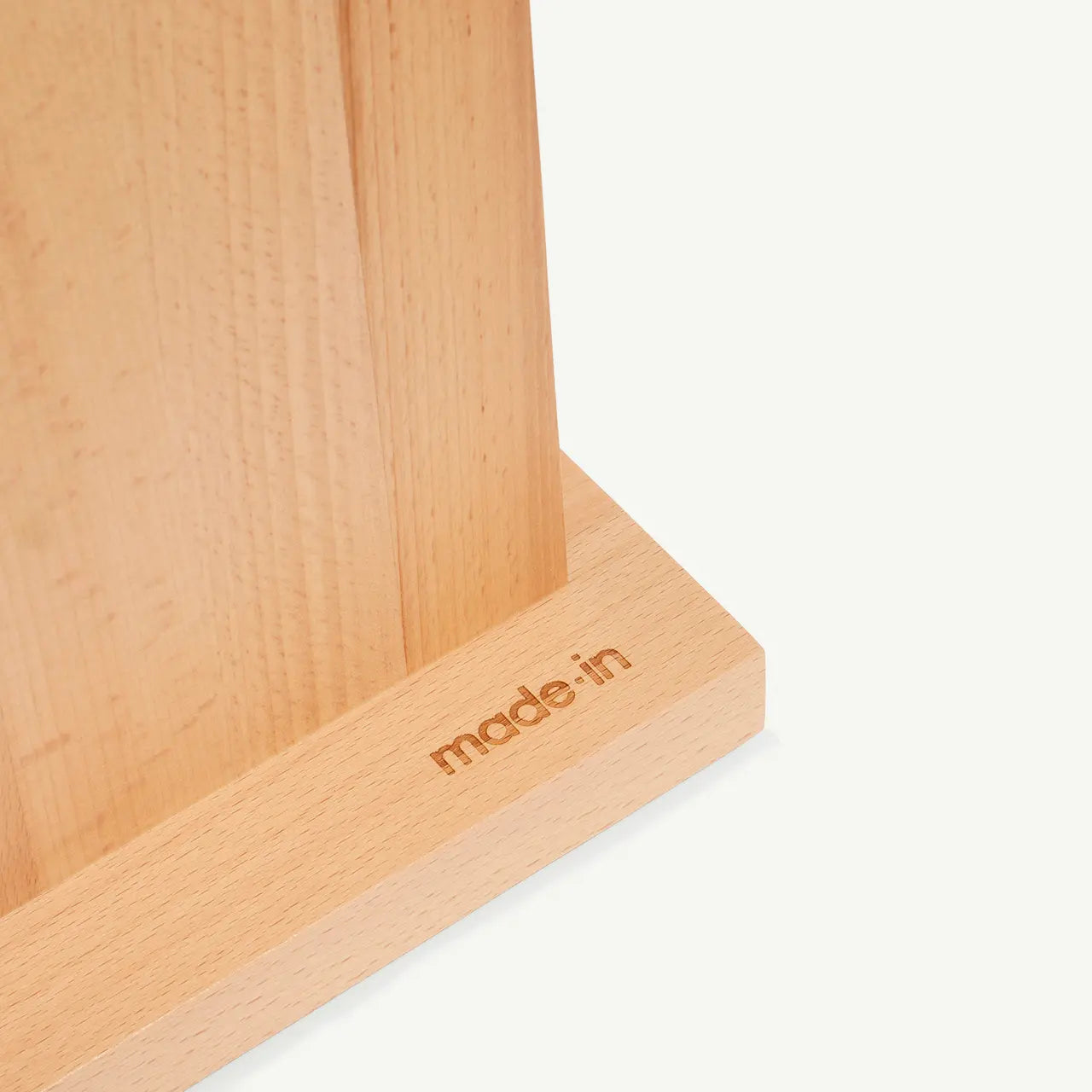 Made In Beechwood Countertop Knife Block