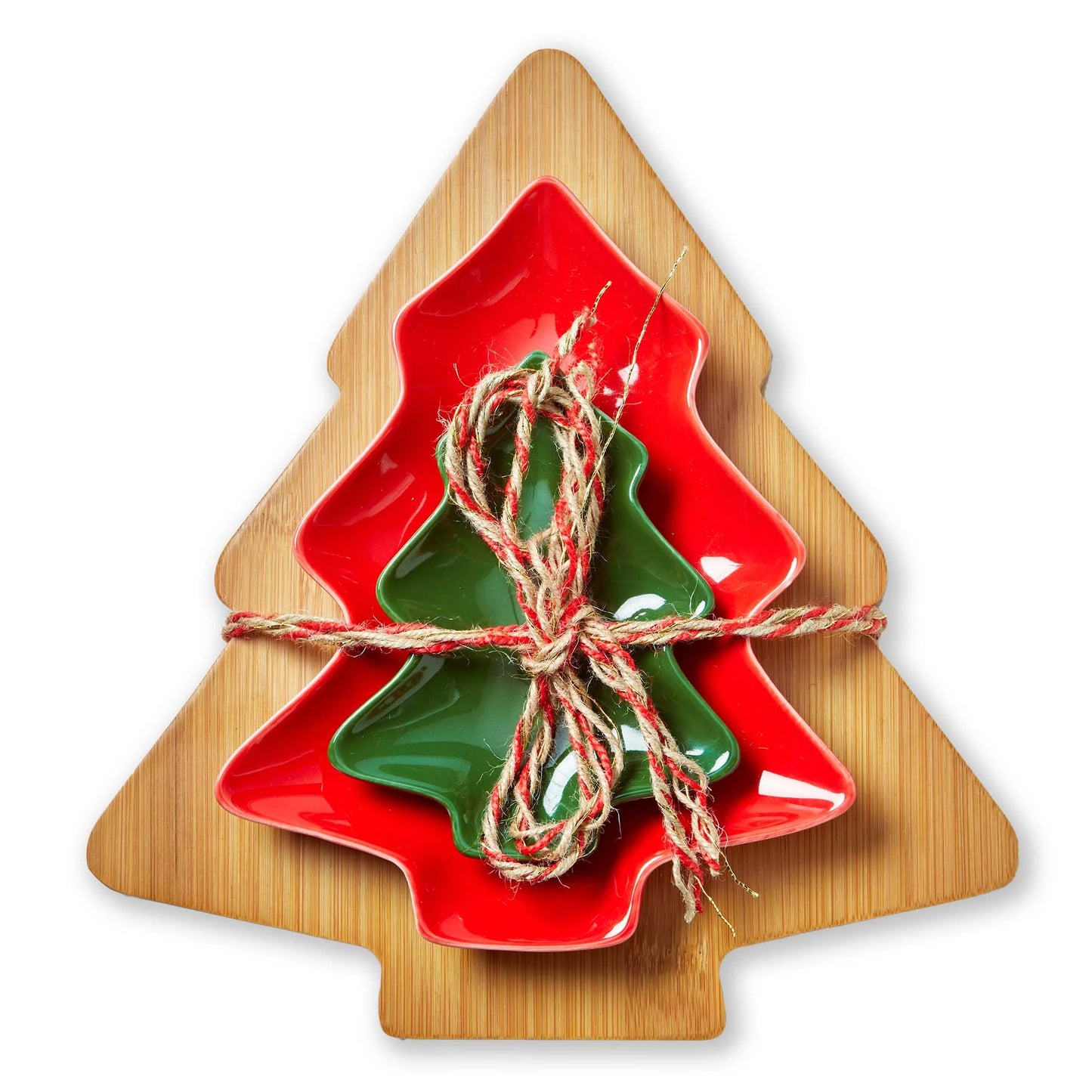 Tree Board & Dish, Set Of 3