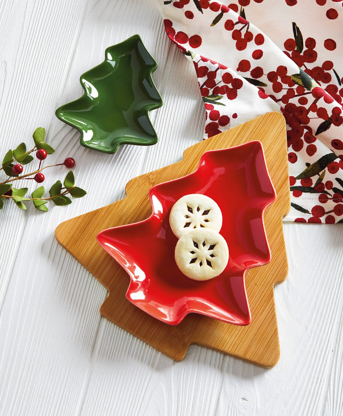 Tree Board & Dish, Set Of 3