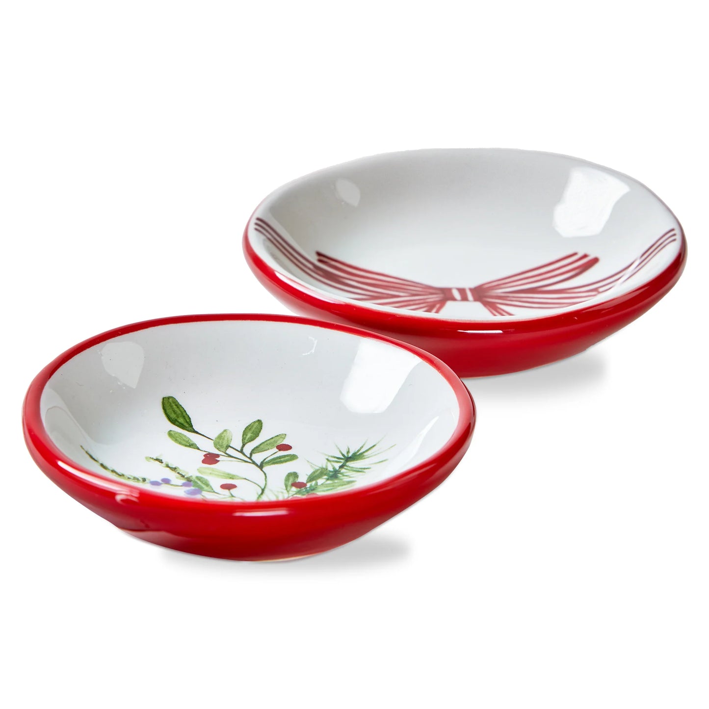 Winter Berries & Bow Dip Bowl, Assorted