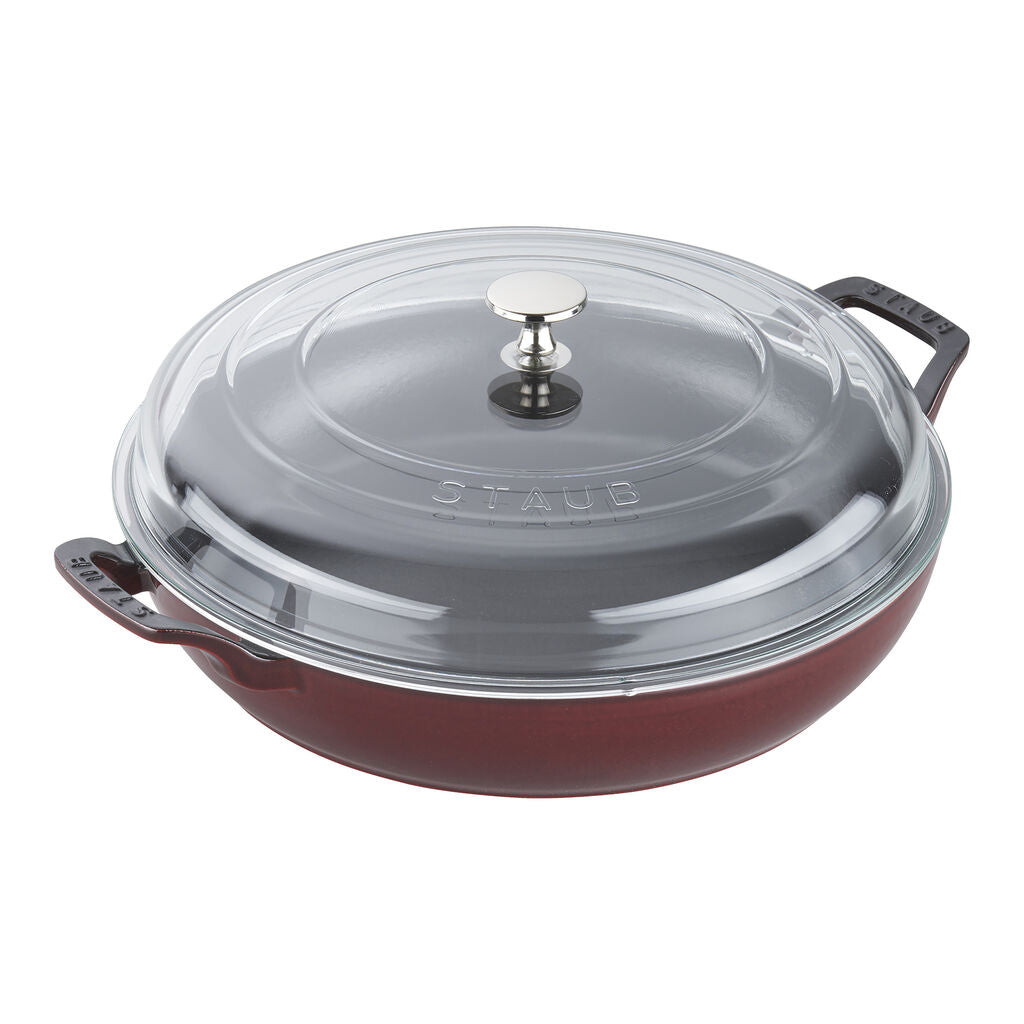 Staub Braiser with Glass Lid - 3.5 Qt
