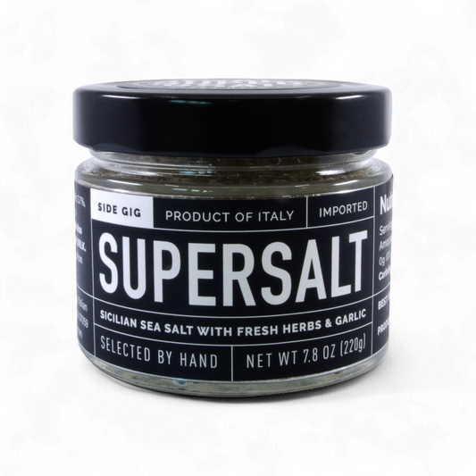 "Side Gig" Supersalt by Anthony Giglio Sicilian Sea Salt with Fresh Herbs and Garlic