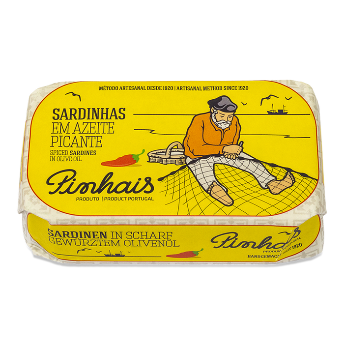 "Pinhais" Canned Spiced Sardines in Olive Oil