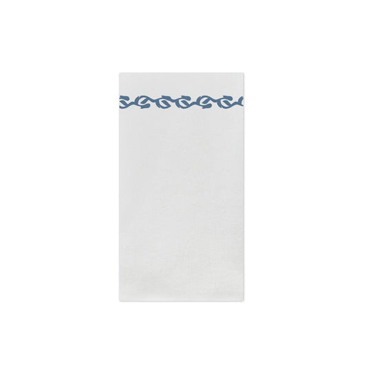 Vietri Papersoft Napkins Florentine Blue Guest Towels, Pack of 20