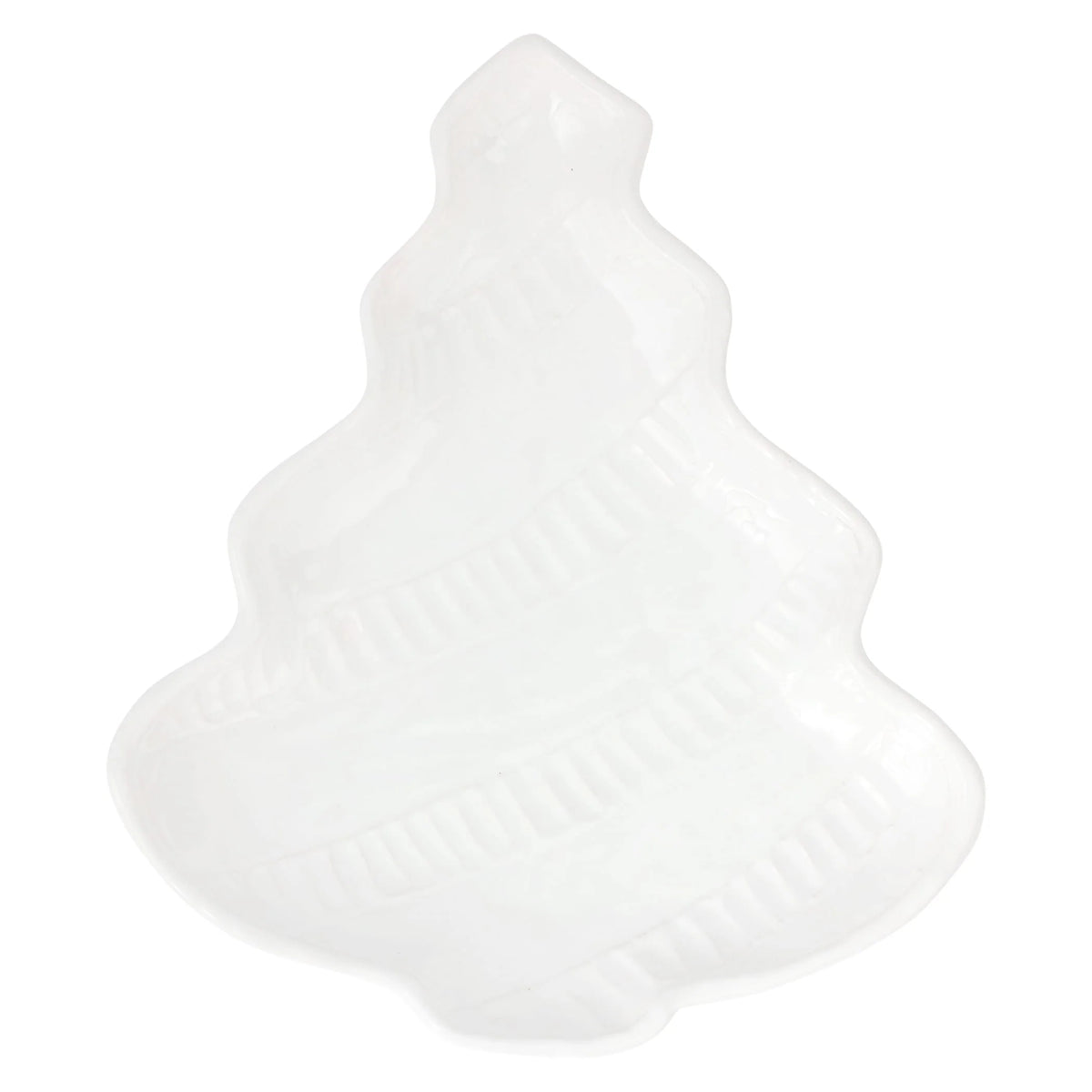 Vietri Pietra Natale Figural Tree Platter