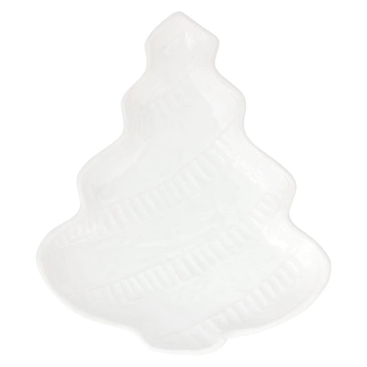 Vietri Pietra Natale Figural Tree Platter