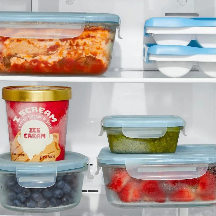 16-Piece Smart Seal Glass Everyday Container Set