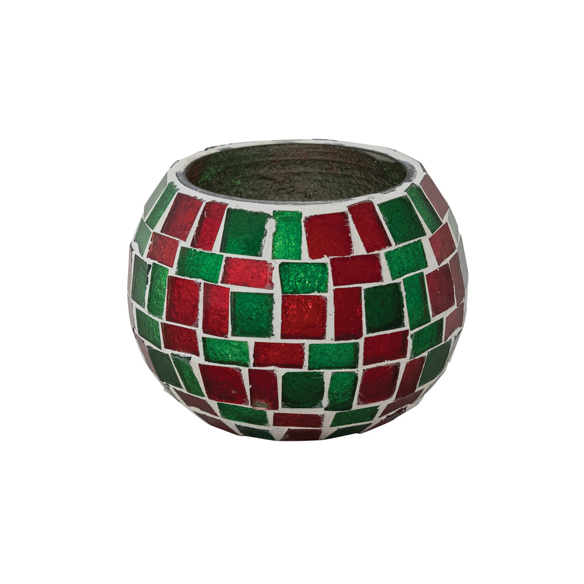 Recycled Glass Mosaic Tealight/Votive Holder