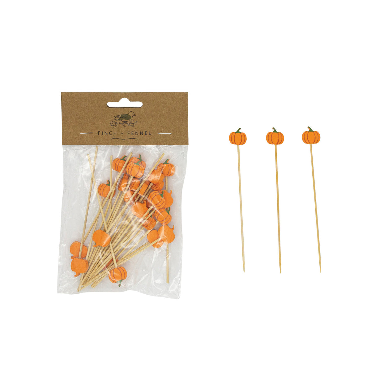 Finch + Fennel Bamboo Single Use Skewers, Set of 50