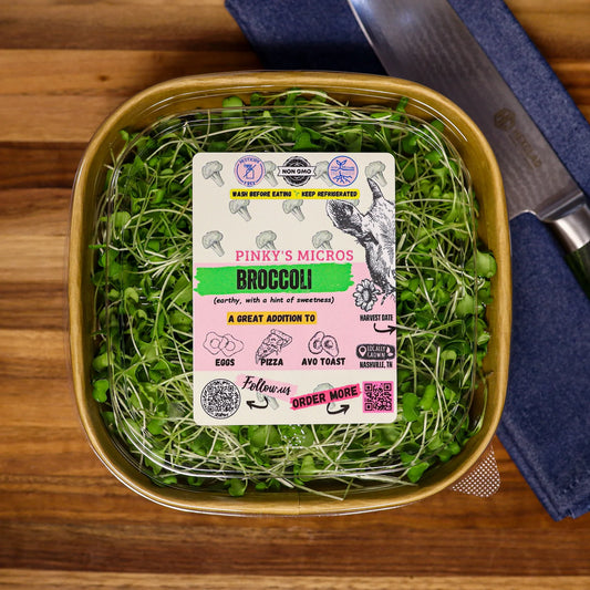 Pinky's Micros Broccoli, 2oz