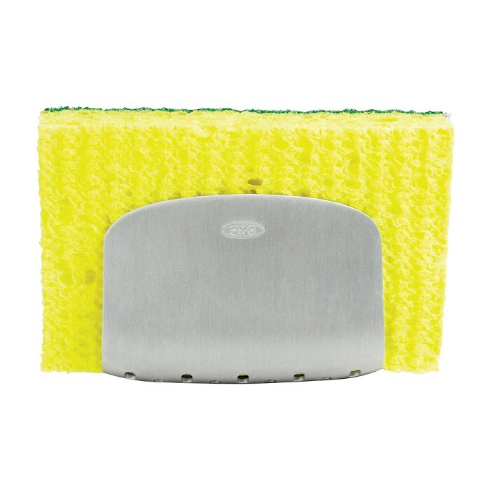 OXO Steel Suction Sponge Holder