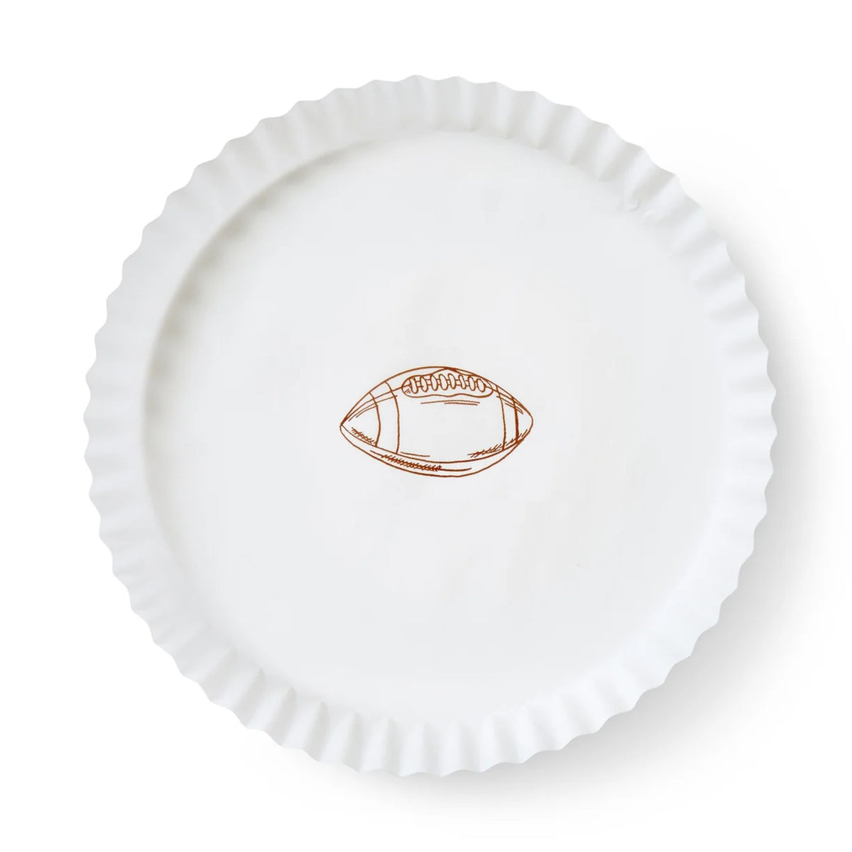 Plate & Pattern Touchdown! Preformed Plate Liners, Set of 40