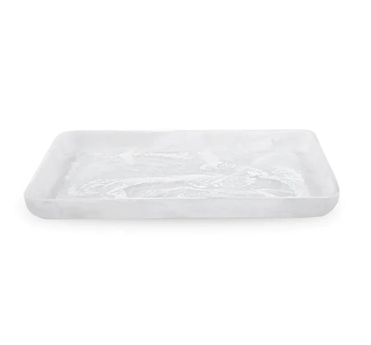 Nashi Rectangular Tray XLarge, White