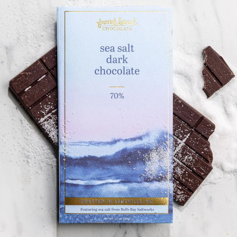 French Broad Chocolate Dark Milk with Sea Salt Chocolate 53%
