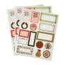 Holiday Gift Stickers and Labels - Christmastide