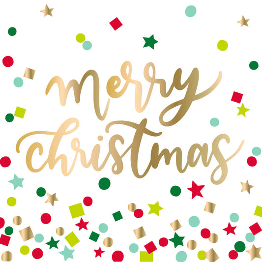 Merry Christmas Cocktail Napkins - 20PC