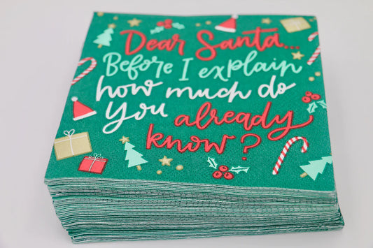 How Much Do You Know Cocktail Napkins - 20PC