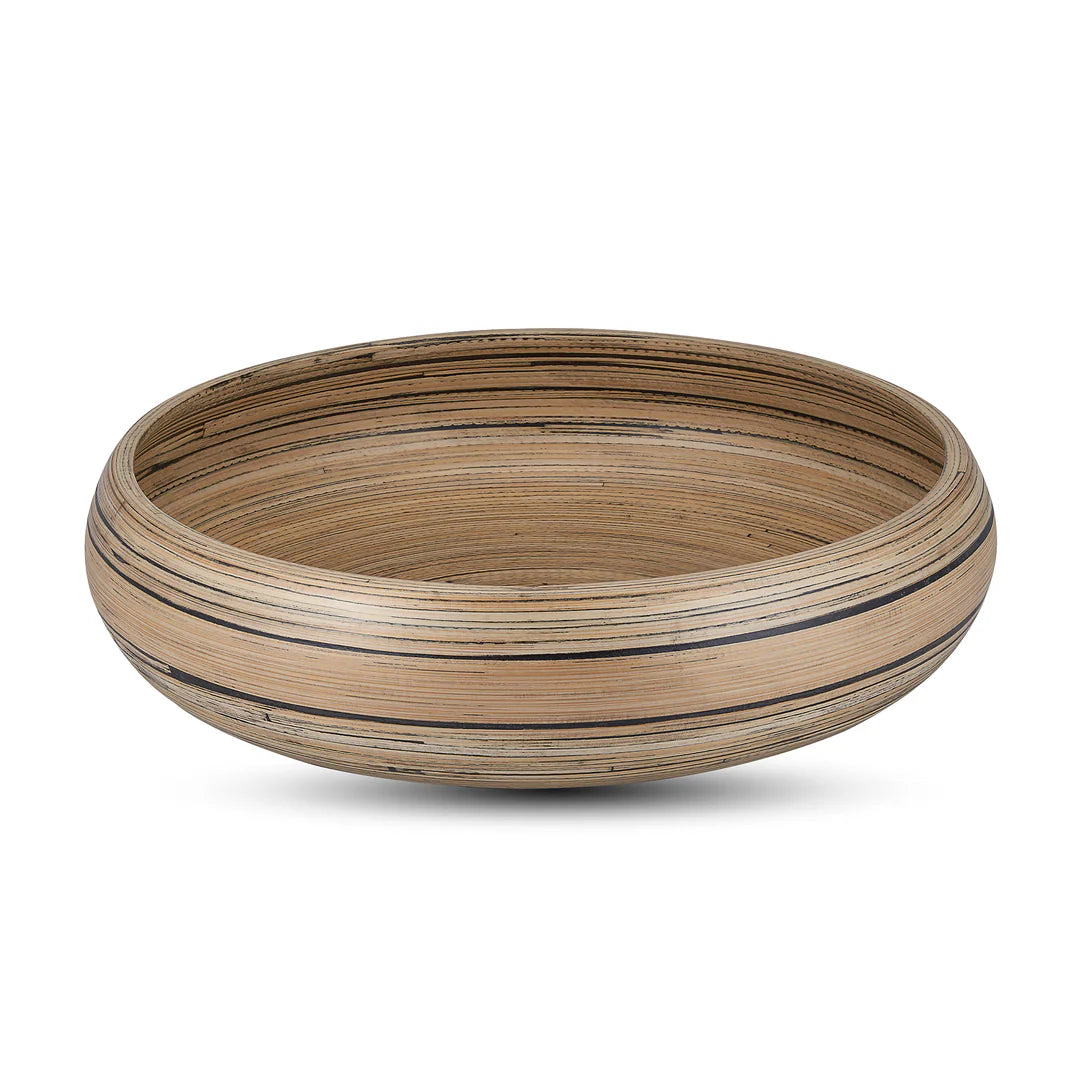 Lexa Bamboo Fruit Bowl, 12”