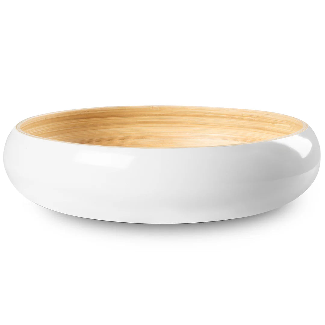 Lexa Bamboo Fruit Bowl, 12”