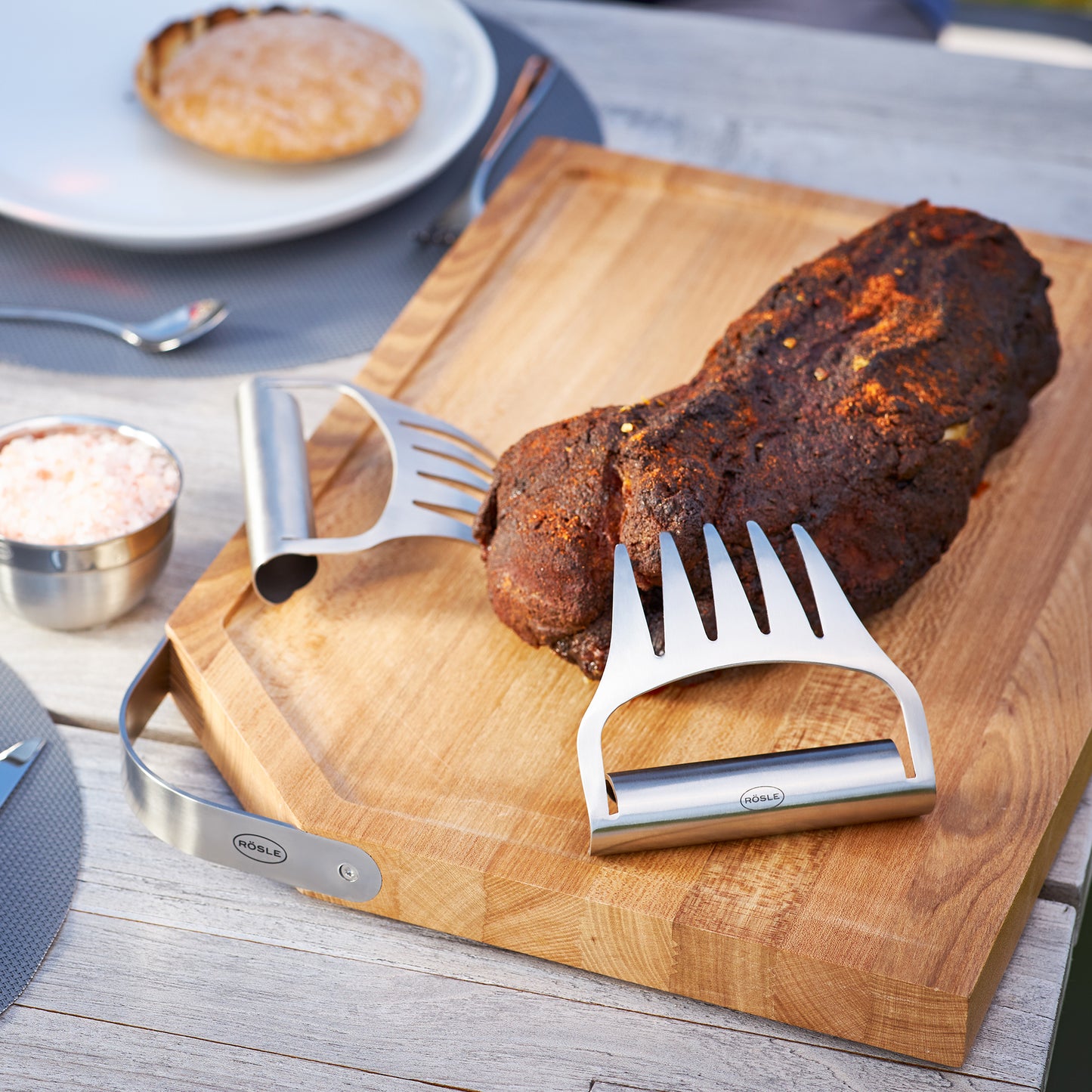 Rosle Stainless Steel Pulled Pork Forks, 2 piece