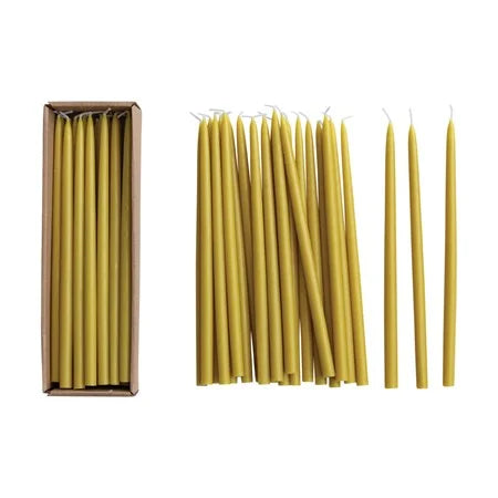 Thin Taper Candles in Box, Set of 24