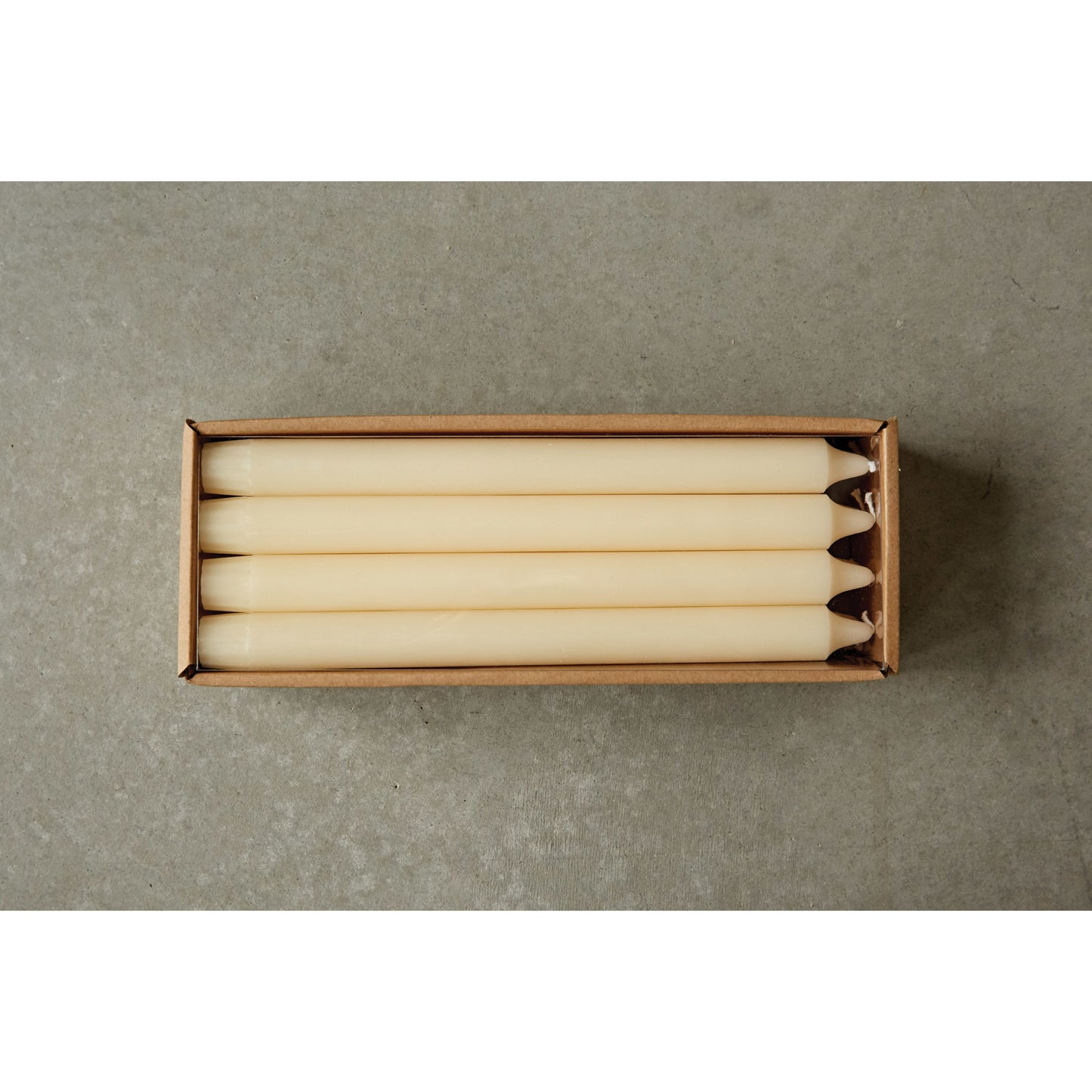 Ivory 10” Taper Candles, Sold Individually