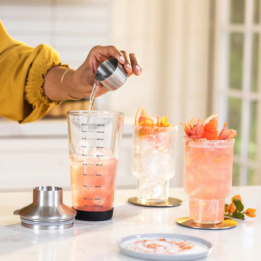 Glass Cocktail Shaker, 18oz