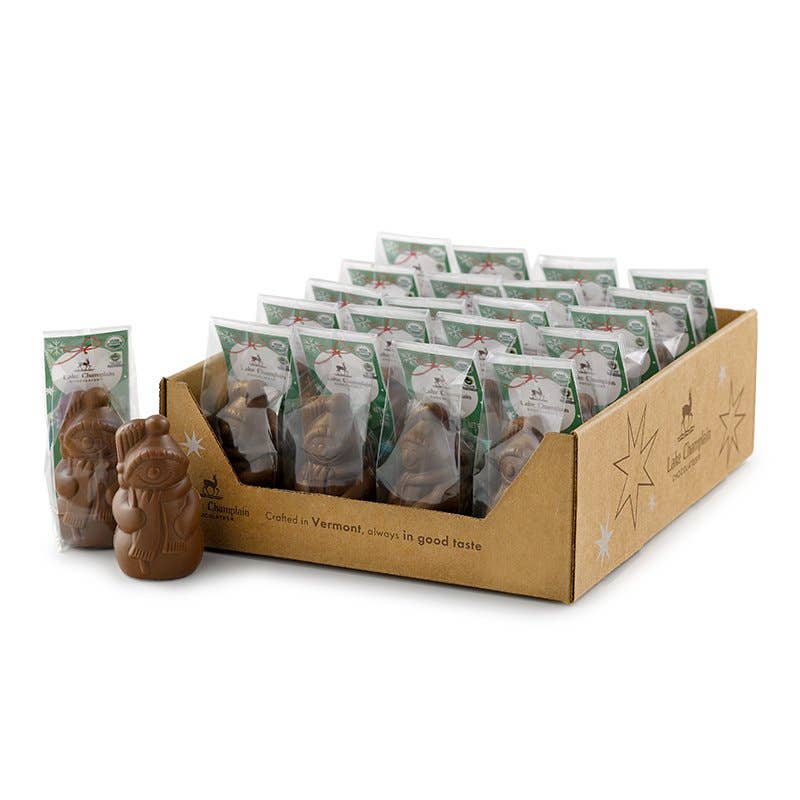Lake Champlain Chocolates Milk Organic Placesetting Snowman