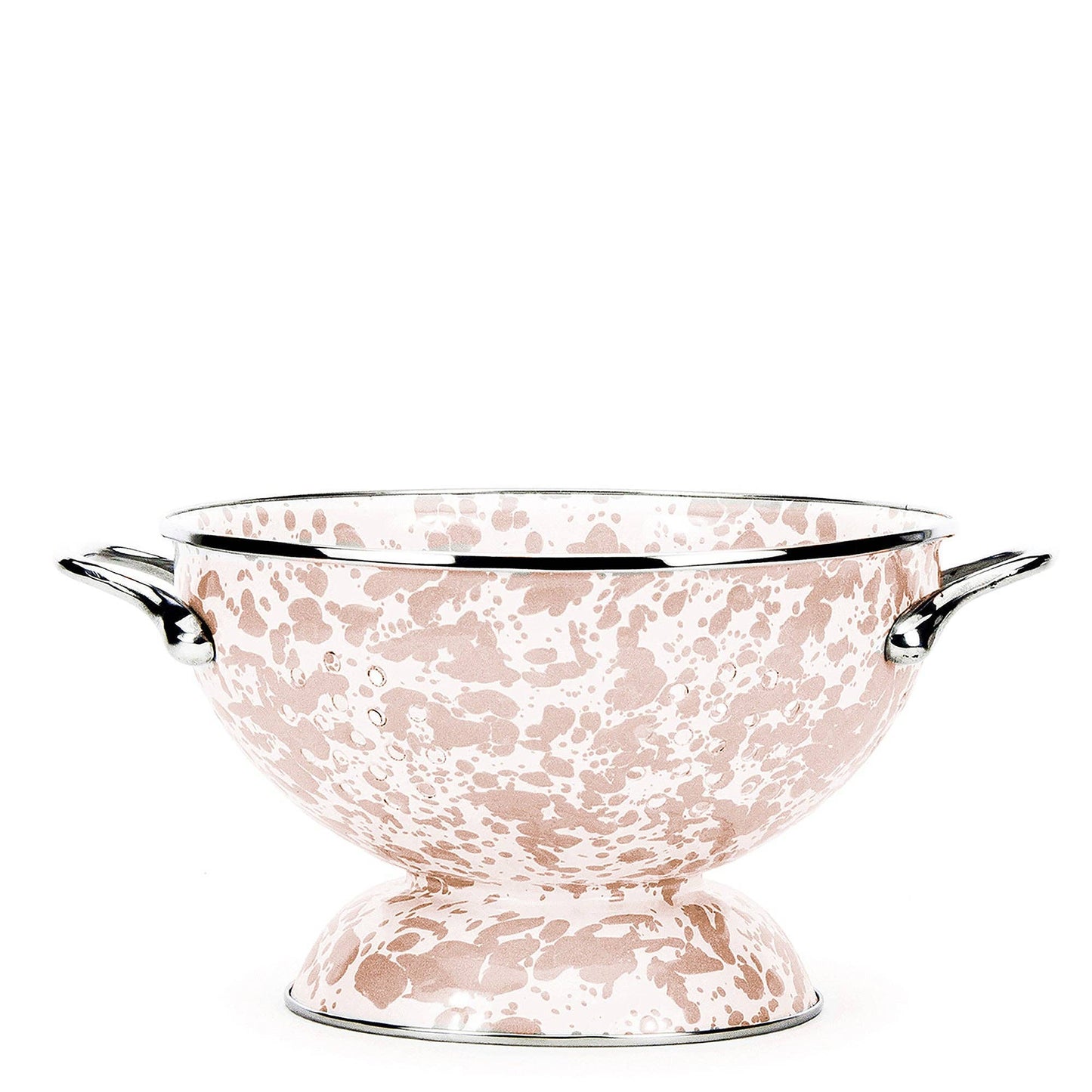 Crow Canyon Home - Golden Rabbit Enamelware Swirl Medium Colander