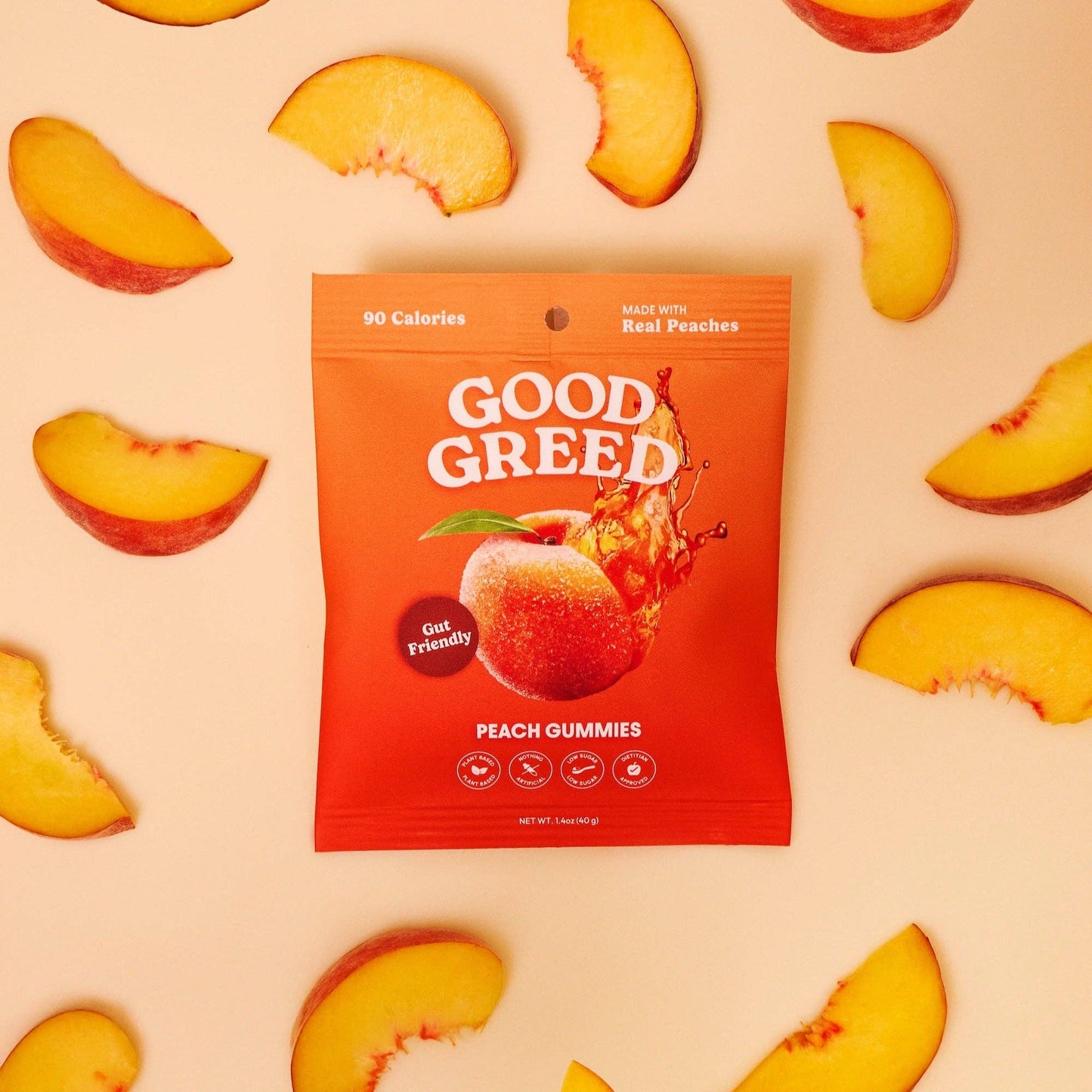 Good Greed - Good Greed Peach Gummy Candy (6 Pack)