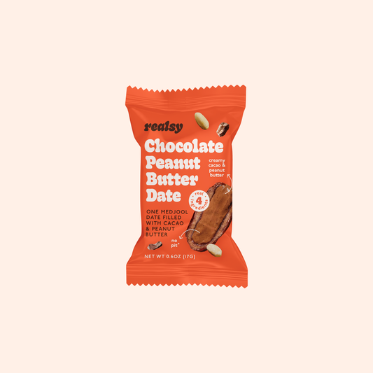 realsy Chocolate Peanut Butter Dates, Individual