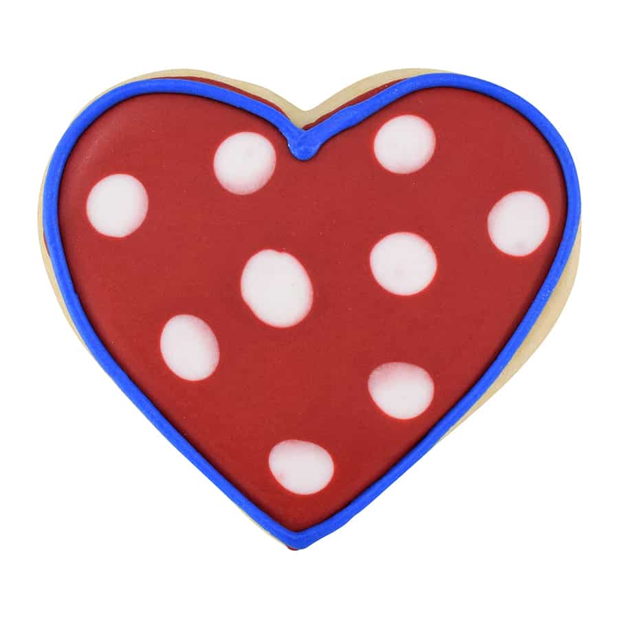 Heart Cookie Cutter Red, 1.5”
