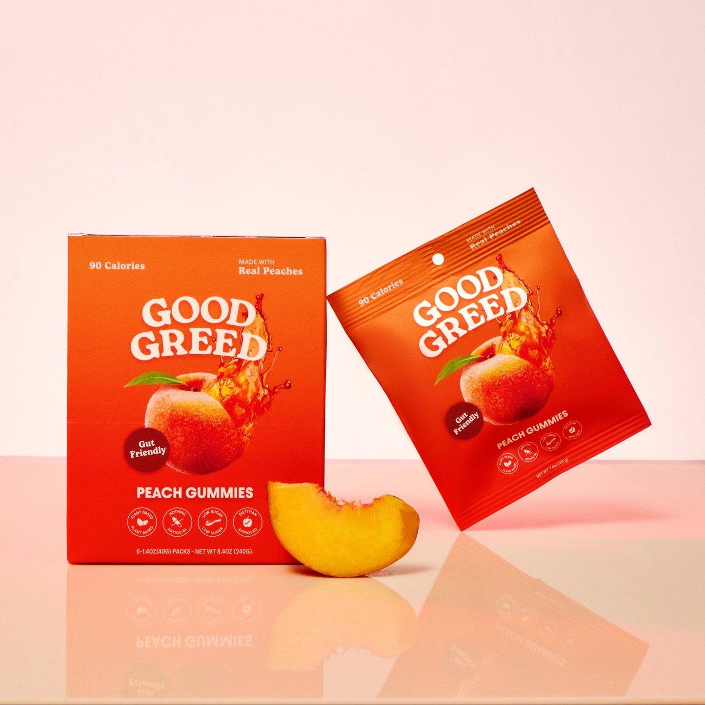 Good Greed - Good Greed Peach Gummy Candy (6 Pack)