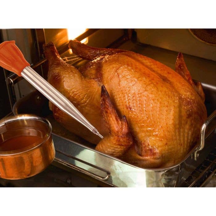 HIC - Harold Import Co. - HIC Kitchen Roasting Baster With Cleaning Brush And Needle, 2oz