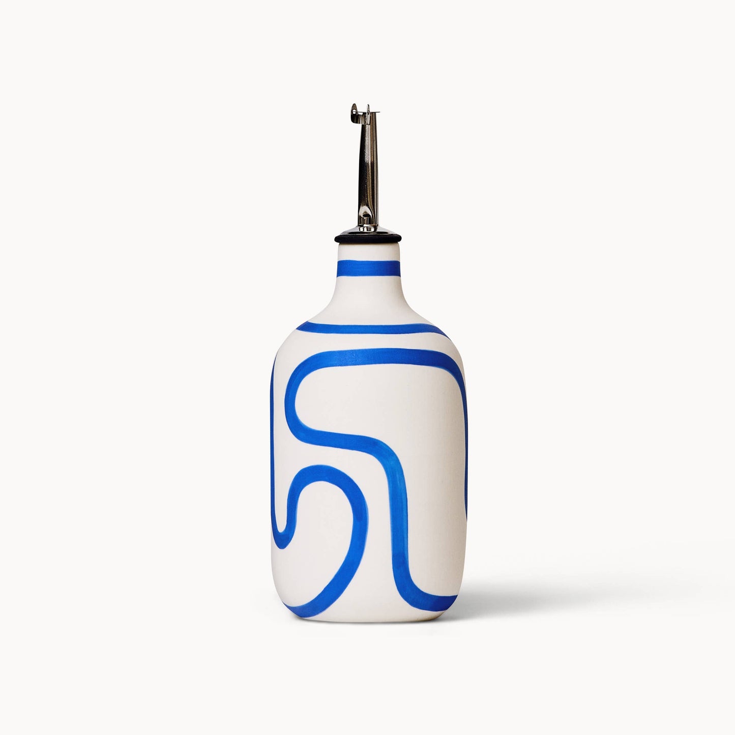 Franca - Oil / Vinegar Cruets - Cobalt Outline