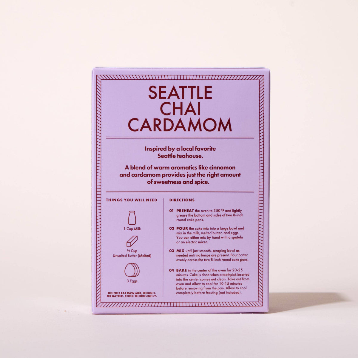 BAKE AWAY - Seattle Chai Cardamom Cake Mix | (1) Case = (8) ind. boxes
