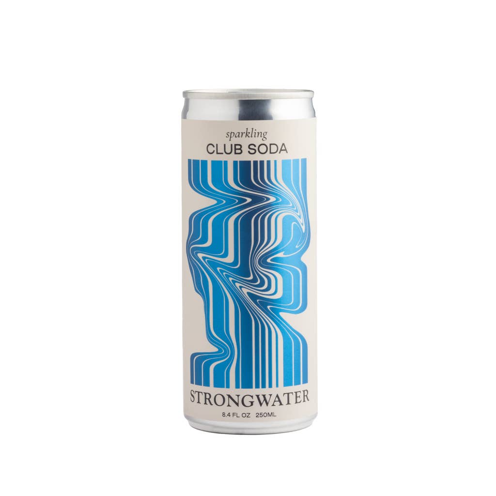 Strongwater Club Soda, 4 Pack