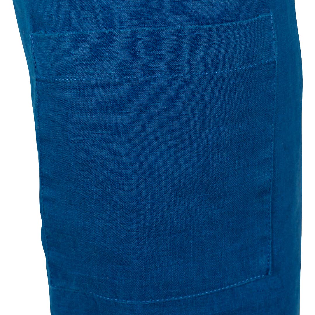 KAF Home Firenze Kids Stone Washed Linen Smock Apron