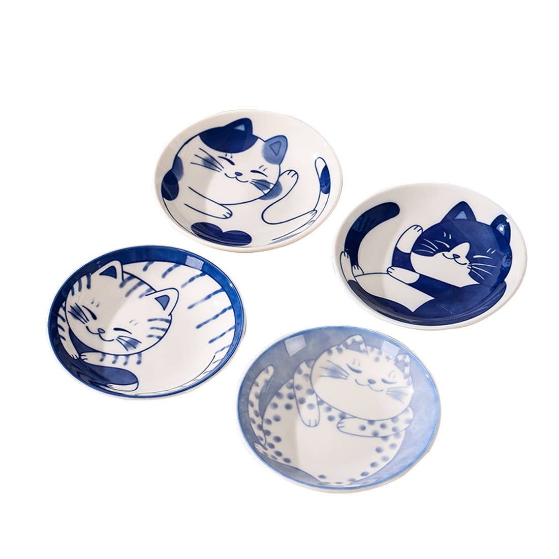 Original Source - Lucky Cat Ceramic Trinket Dish Set