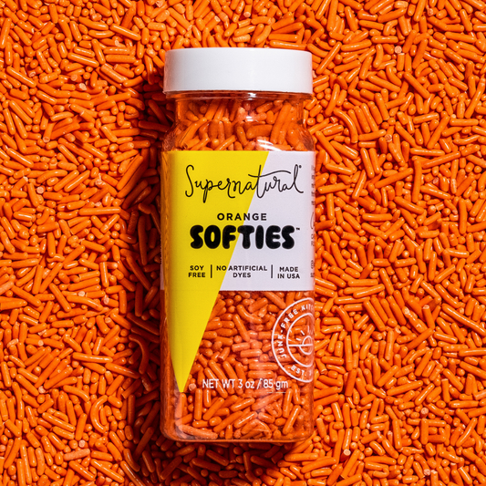 Supernatural Dye-Free Softies Sprinkles - Orange